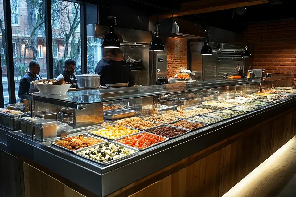 Tapasvitriinit ja kylmäkaukalot