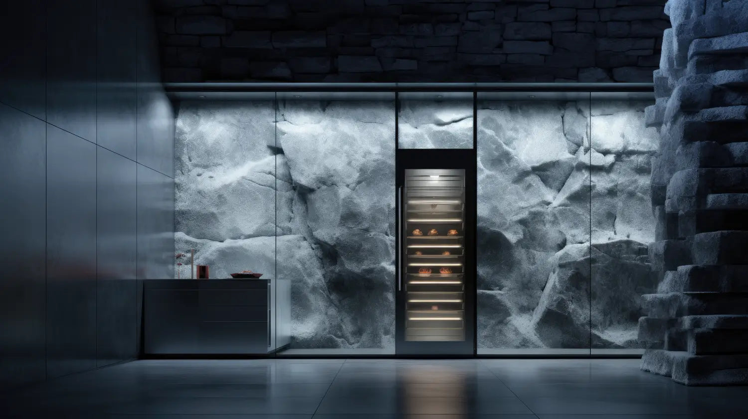 Viinikaappi ravintolassa