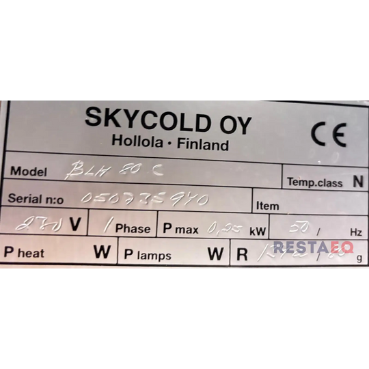 Buffetpöytä kylmäaltaalla 800 - Skycold