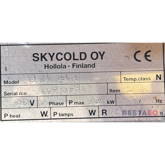 Drop in kylmäallas 1200 Skycold