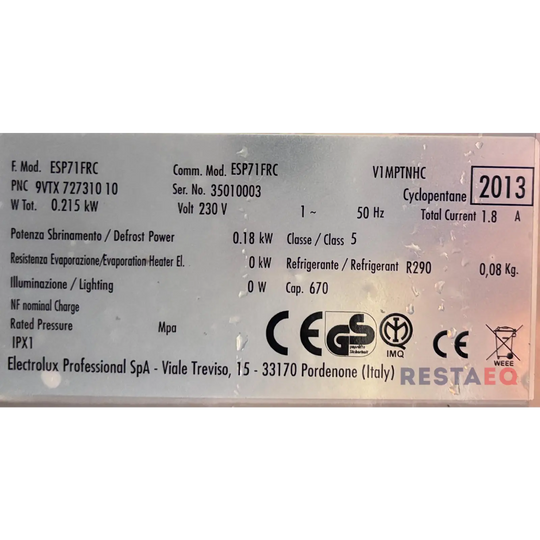 Electrolux jääkaappi ESP71 FRC Electrolux