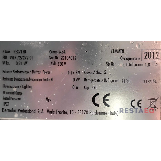 Electrolux jääkaappi REX71FR Electrolux