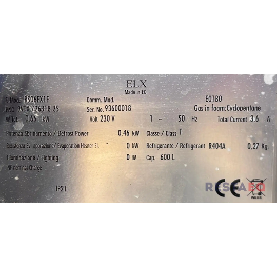 Electrolux pakastin RS06FX1F - Electrolux