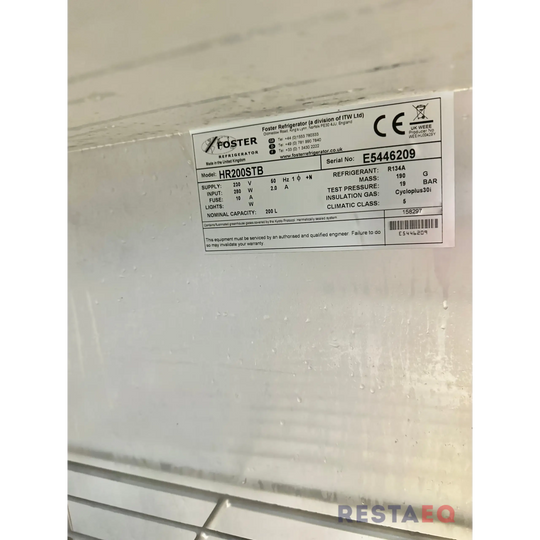 Foster tiskinaluskylmäkaappi - Foster