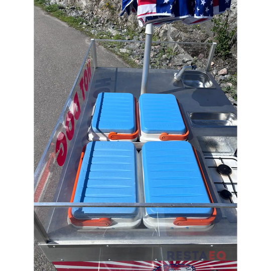 Hot Dog vaunu varusteltuna elintarvikevaatimuksin - RestaEQ