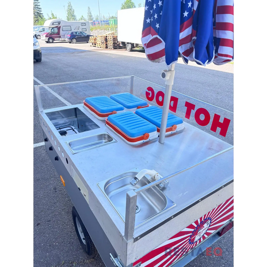 Hot Dog vaunu varusteltuna elintarvikevaatimuksin - RestaEQ