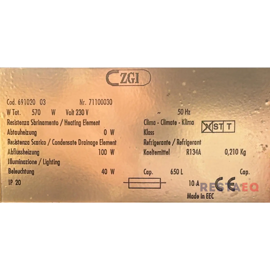 Jääkaappi leveä malli ZR471 FR - Electrolux