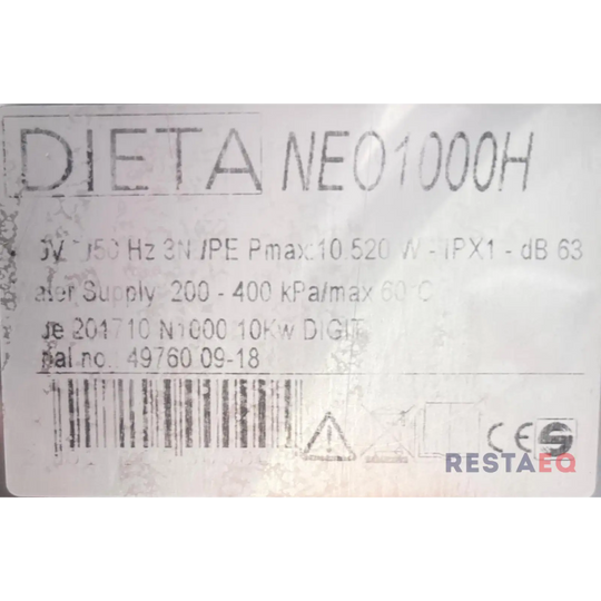Kupuastianpesukone Dieta NEO 1000H - Dieta
