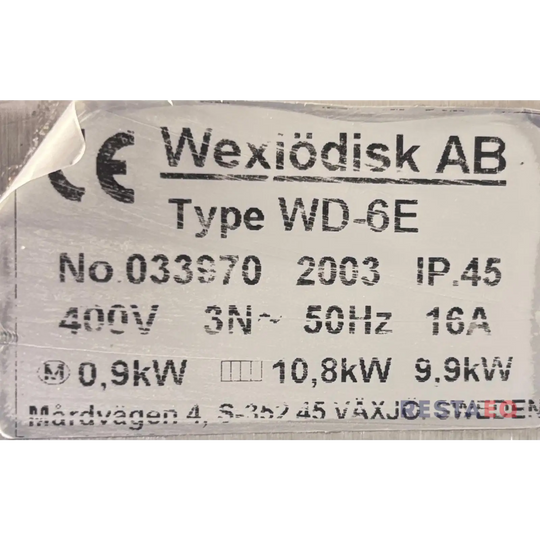 Kupuastianpesukone Metos WD6 - Metos