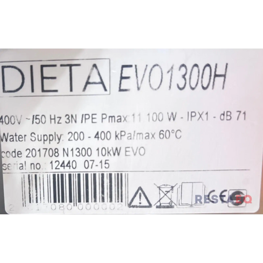 Kupuastienpesukone Dieta EVO 1300 H - Dieta