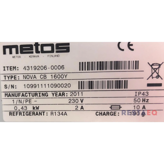 Kylmä buffetvaunu Nova CB 1600Y - Metos