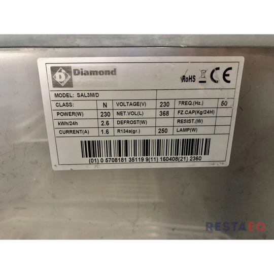 Kylmäallas irroitettavalla liukukannella Diamond - Diamond