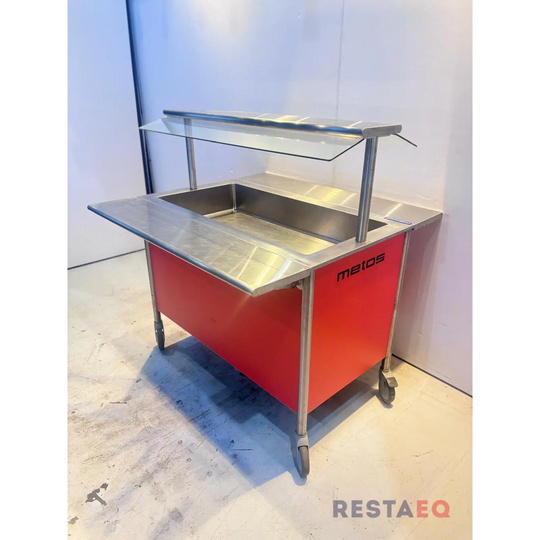 Kylmäbuffetvaunu Corona Cbus roiskesuojilla 1200 - Metos