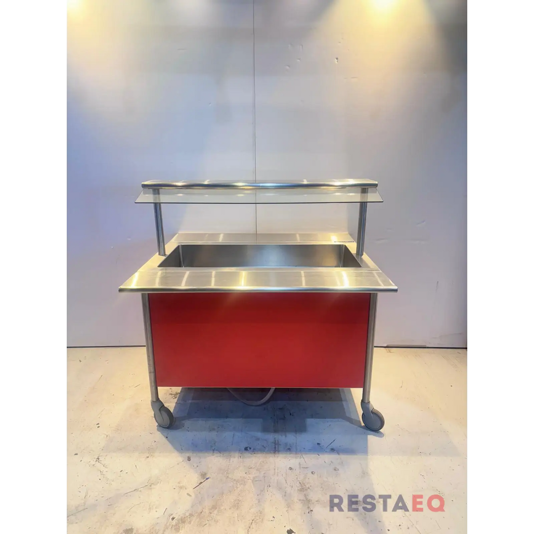 Kylmäbuffetvaunu Corona Cbus roiskesuojilla 1200 - Metos