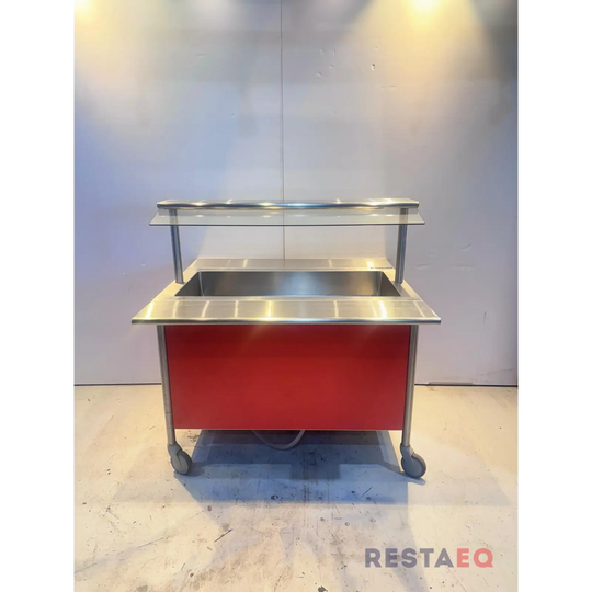 Kylmäbuffetvaunu Corona Cbus roiskesuojilla 1200 - Metos