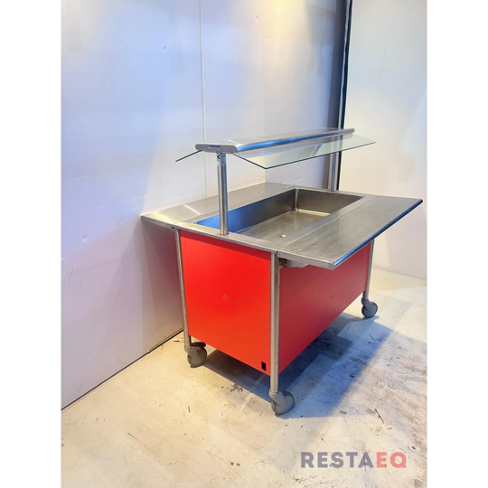 Kylmäbuffetvaunu Corona Cbus roiskesuojilla 1200 - Metos