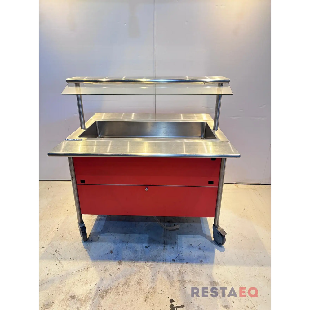 Kylmäbuffetvaunu Corona Cbus roiskesuojilla 1200 - Metos