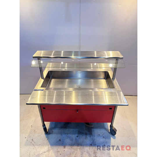 Kylmäbuffetvaunu Corona Cbus roiskesuojilla 1200 - Metos