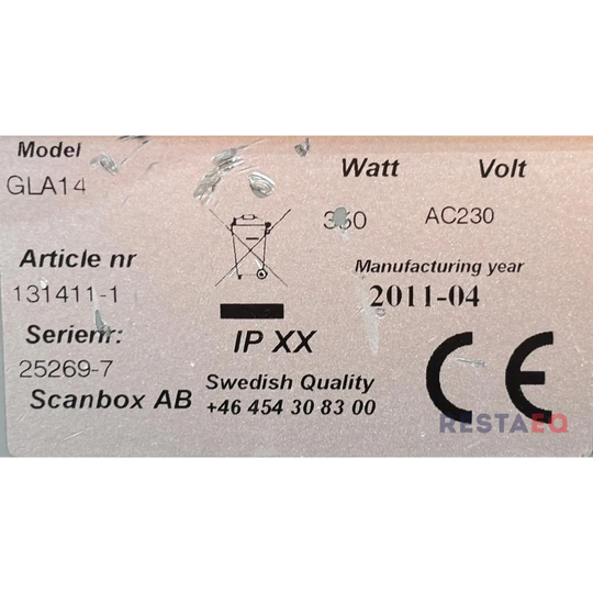 Kylmäkuljetus- ja säilytysvaunu GLA 14 - Scanbox