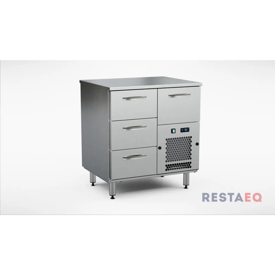Kylmävetolaatikosto 800 TSK-804 - Inox