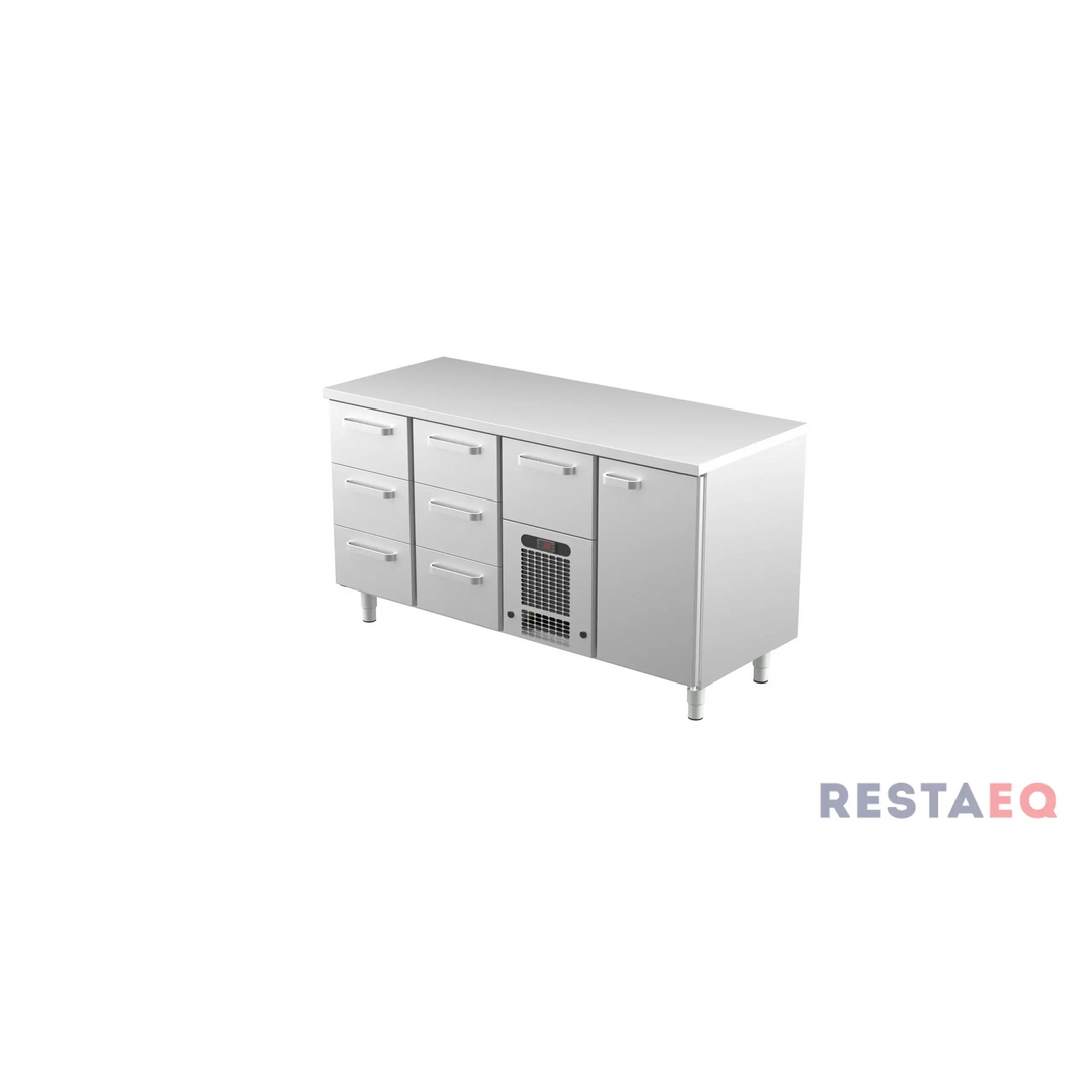 Kylmävetolaatikostot elintarvikkeille VLE 1617 - Restmec