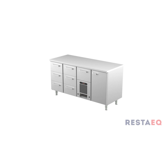 Kylmävetolaatikostot elintarvikkeille VLE 1617 - Restmec