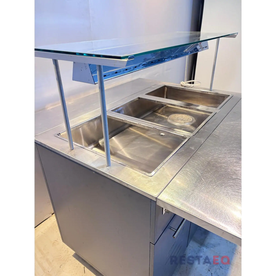 Lämmin buffetvaunu Nova bain marie 1200 Nova2 BM 1200H