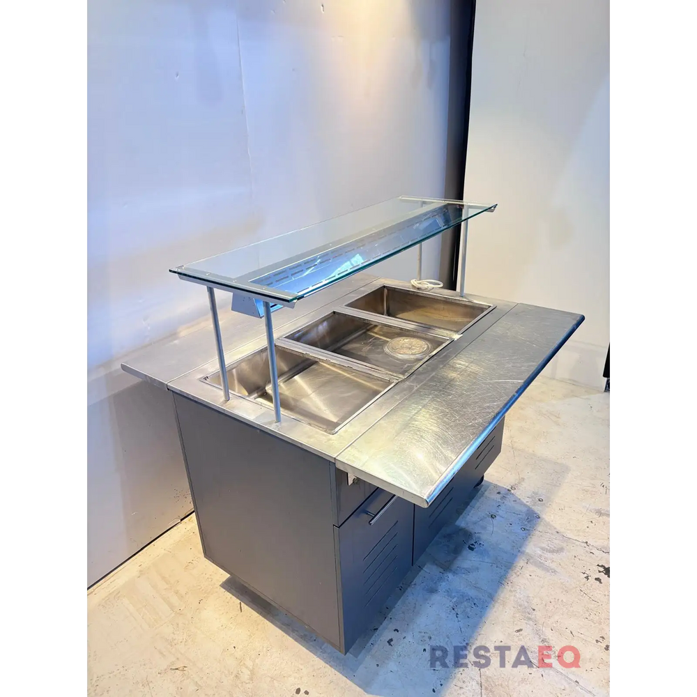 Lämmin buffetvaunu Nova bain marie 1200 Nova2 BM 1200H