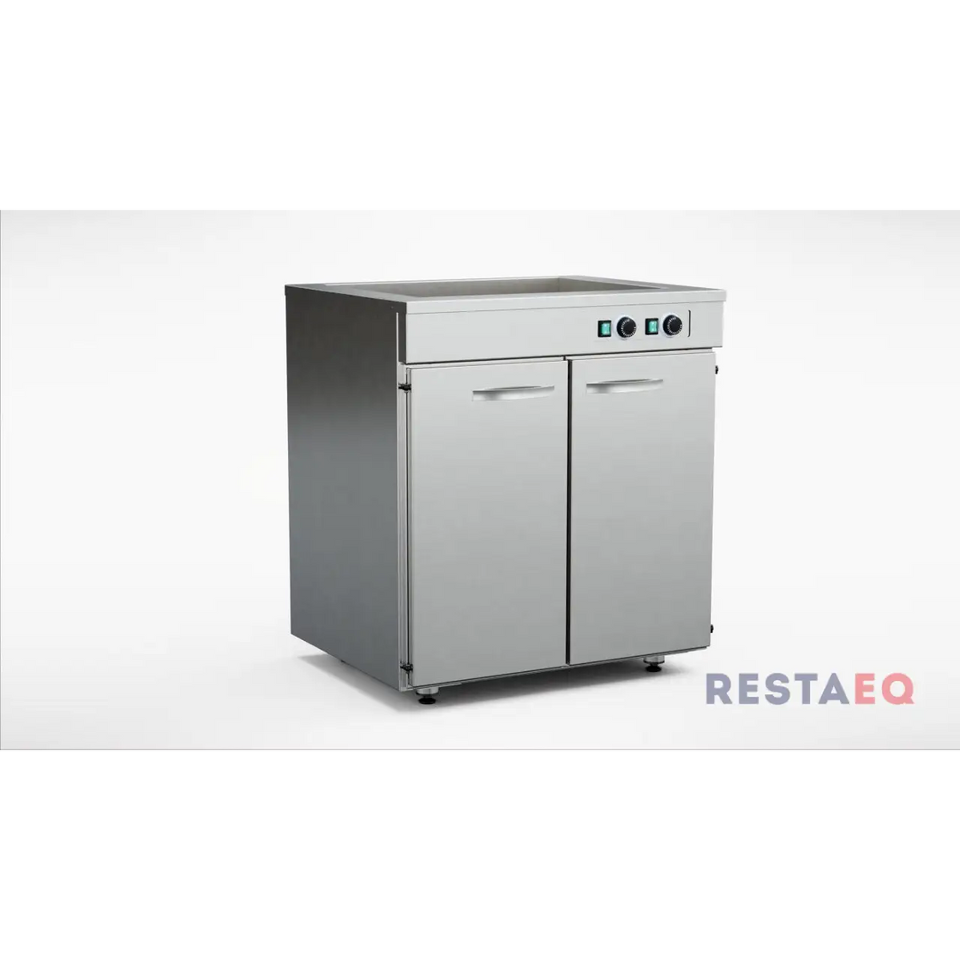 Lämpökaappi altaalla SSK-820 - Inox