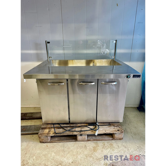 Lämpökaappi lämpöhauteella ja lämpökasaustasolla 1200