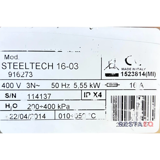 Luukkuastianpesukone Steel tech 16-03 - ColGed