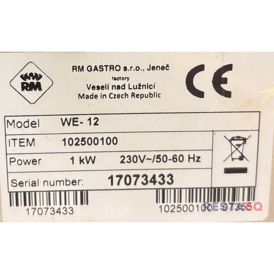 Makkara ja sämpylähaude 1/2-GN WE 12 - Redfox