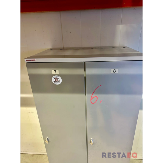 Metallinen vaatekaappi kahdella ovella 800 - Falkonet Metall