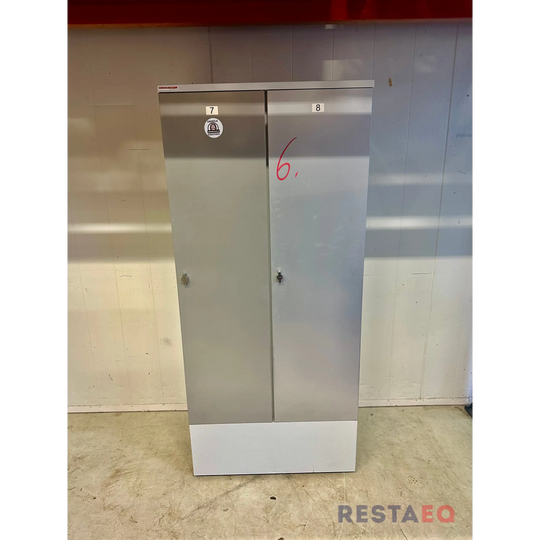 Metallinen vaatekaappi kahdella ovella 800 - Falkonet Metall