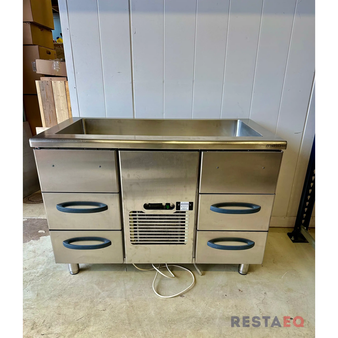 Metos kylmävetolaatikosto kylmäaltaalla 1200