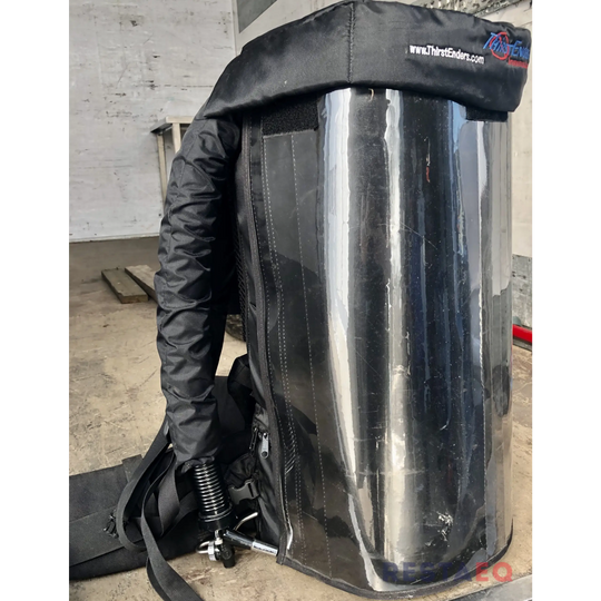 Olut/siideri reppusäiliö festareille ja promotilaisuuksiin -