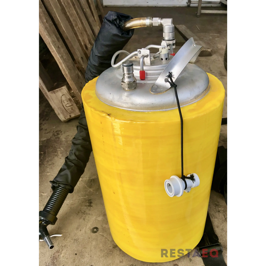 Olut/siideri reppusäiliö festareille ja promotilaisuuksiin -