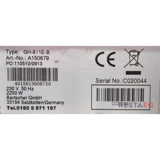 Painoparila raidotetuilla pinnoilla - Bartscher