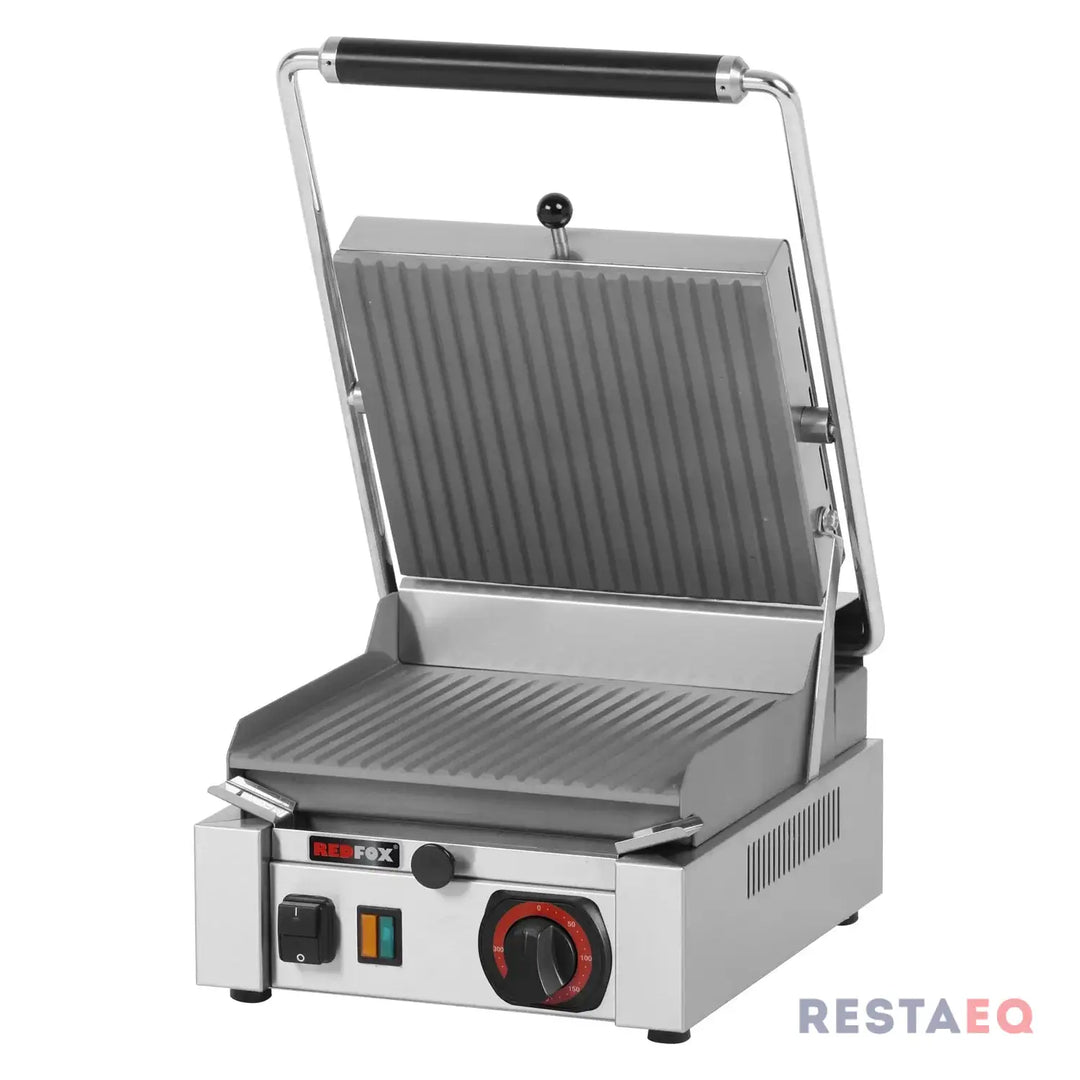 Paninigrilli uritettu ala- ja ylälevy 26x24 230 V | REDFOX