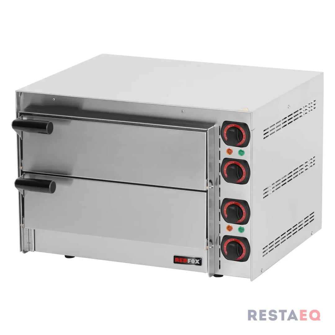 Pizzauuni pöydän päälle 2 kammiota | REDFOX - FP 66 R