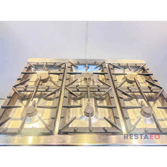 Pöytämallinen kaasuliesi kuudella polttimella Diamond