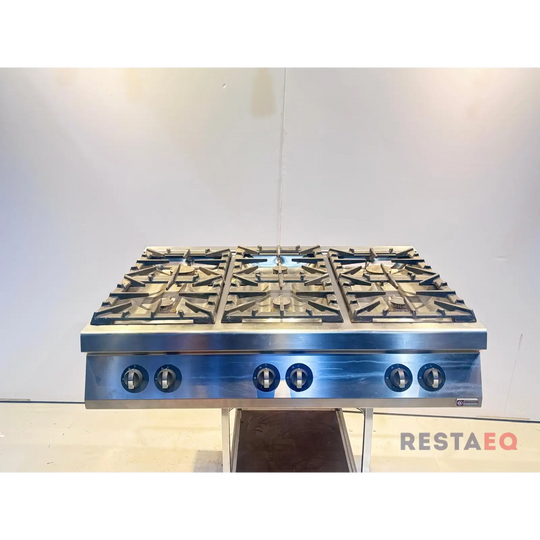 Pöytämallinen kaasuliesi kuudella polttimella Diamond