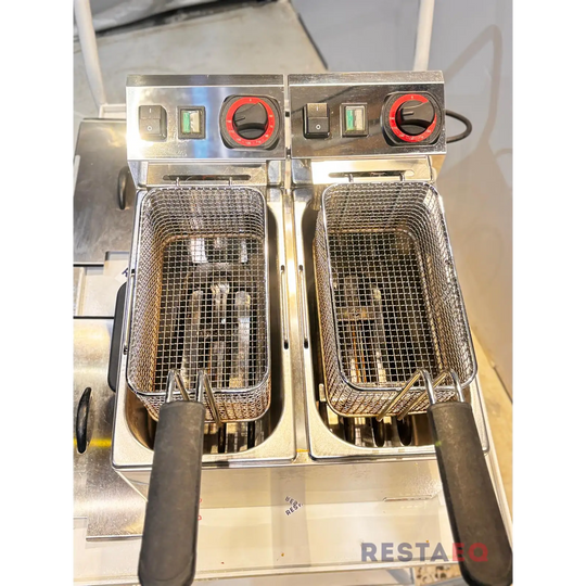 Rasvakeitin kahdella altaalla FE 44 S - Redfox