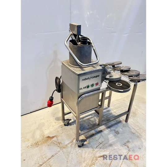 Robot Coupe CL 55 vihannesleikkuri leikkuutelineellä