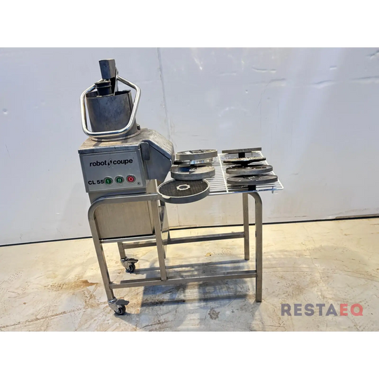 Robot Coupe CL 55 vihannesleikkuri leikkuutelineellä