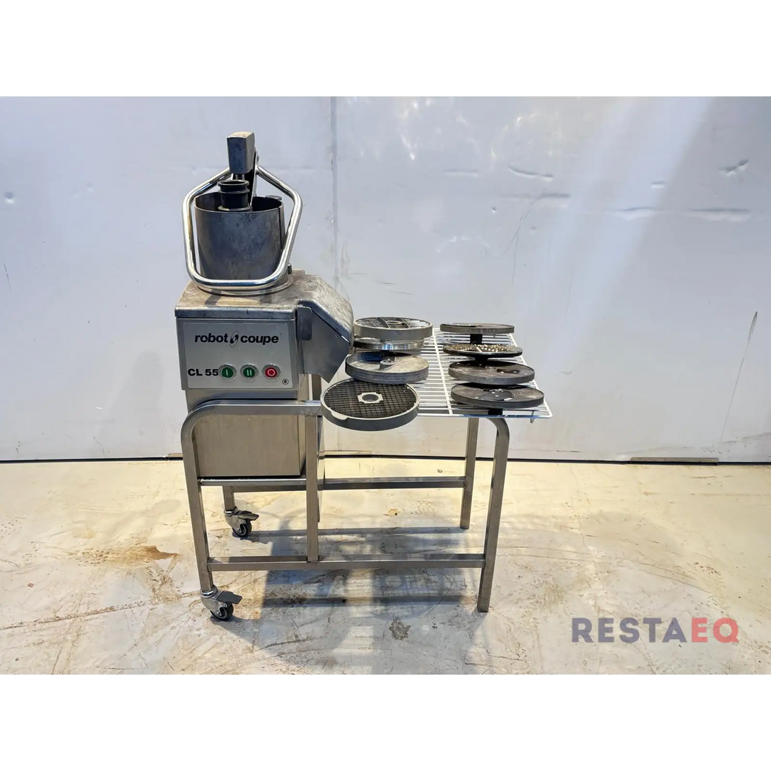 Robot Coupe CL 55 vihannesleikkuri leikkuutelineellä