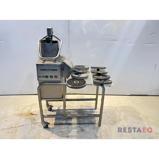 Robot Coupe CL 55 vihannesleikkuri leikkuutelineellä