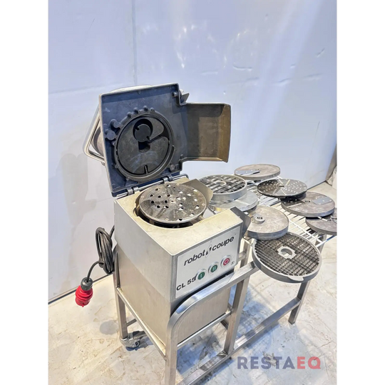 Robot Coupe CL 55 vihannesleikkuri leikkuutelineellä