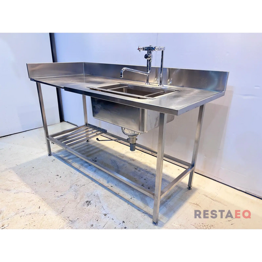 RST allaspöytä esipesusuihkulla 1600 RestaEQ