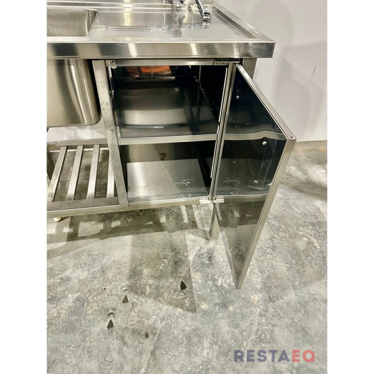 RST-esipesupöytä esipesuhanalla 1200 - Metos